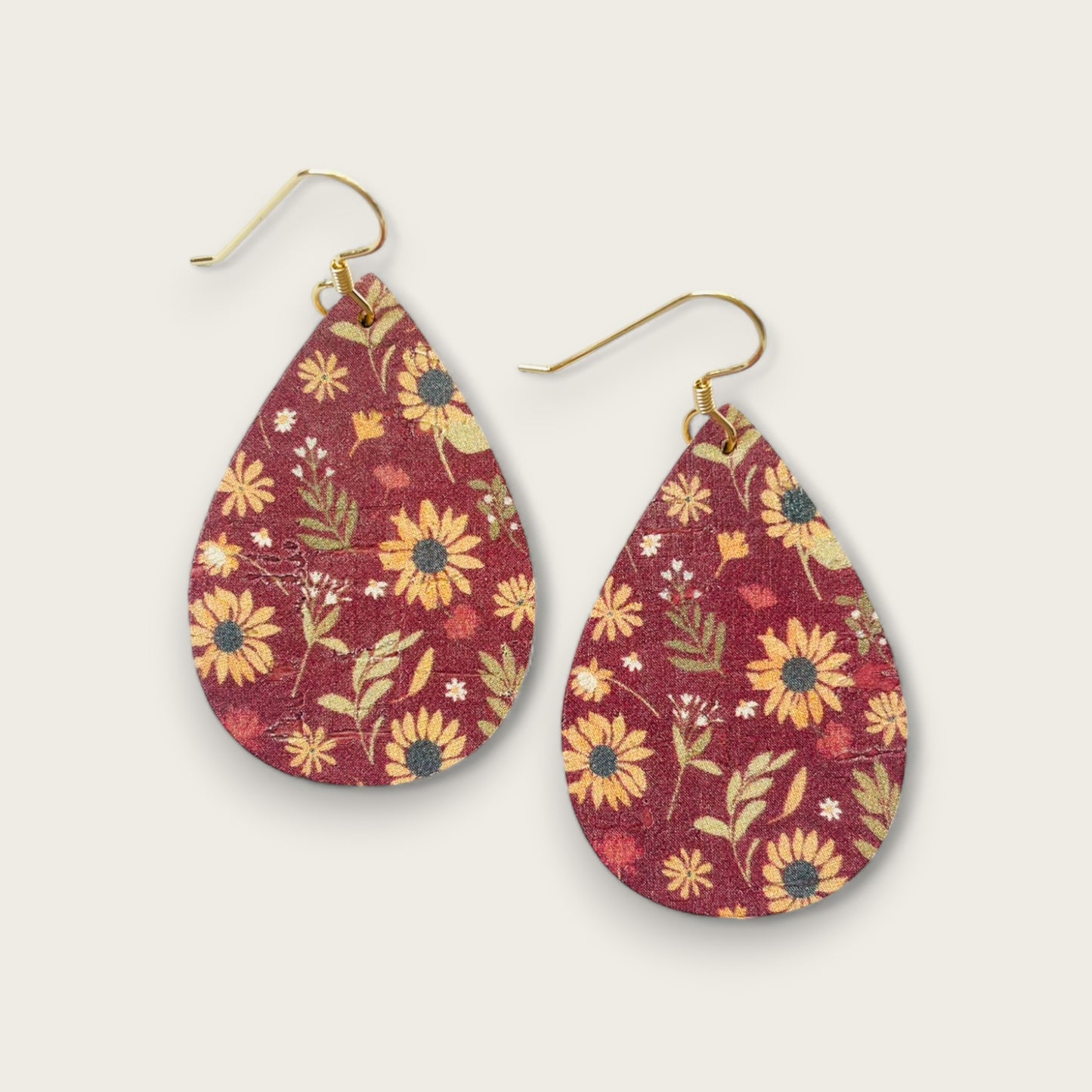 Fall-ing For You | Genuine Leather Dangle Earrings